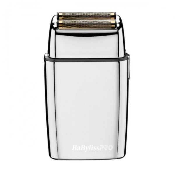 Babyliss Pro Double Foil Silver Metal Shaver