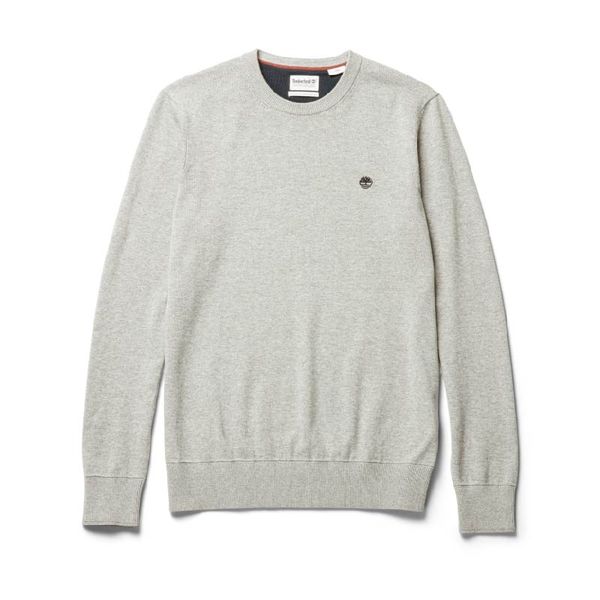 Williams River Cotton Sweater in Grey