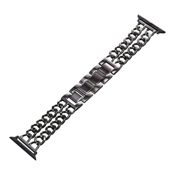 Double Chain Watch Strap Compatible With Apple Watch 42/44/45mm Series