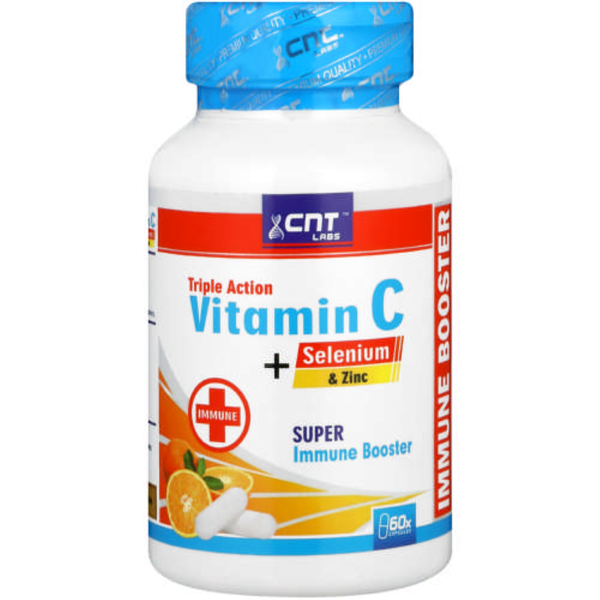 Triple Action Vitamin C with Selenium and Zinc 60 Capsules