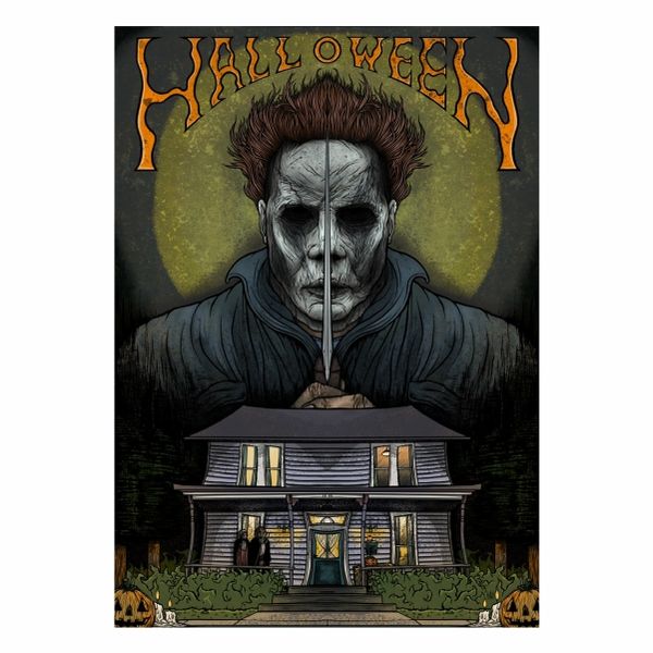 Halloween Scary Abstract -A1 poster