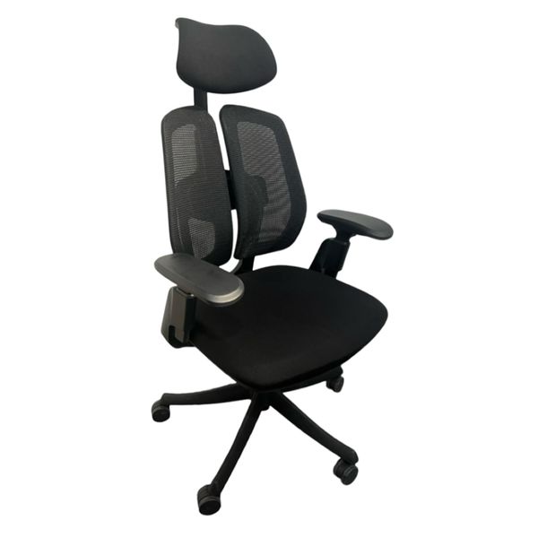 High-Back Ergonomic Swivel Office Chair with Headrest And Lumbar Support