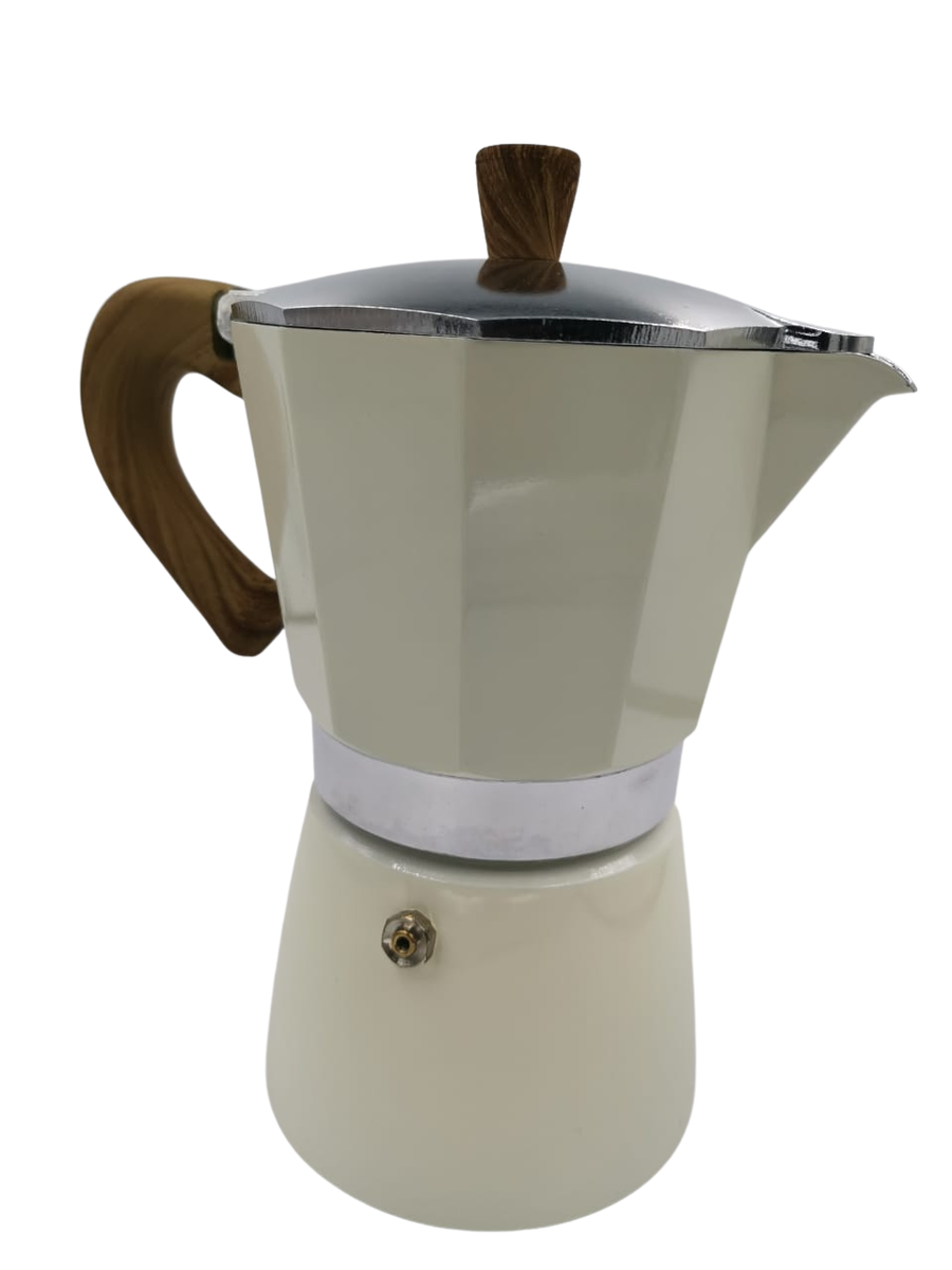 Momoka Italian Moka Espresso Pot - White