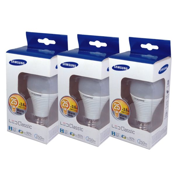 Samsung LED 25W Lightbulb (3 Pack)