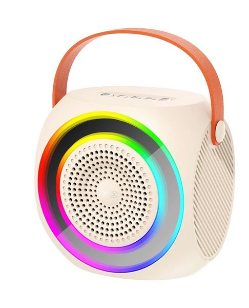 XO Dazzling Bluetooth Wireless Speaker With Karaoke mike Off White 4 Tables