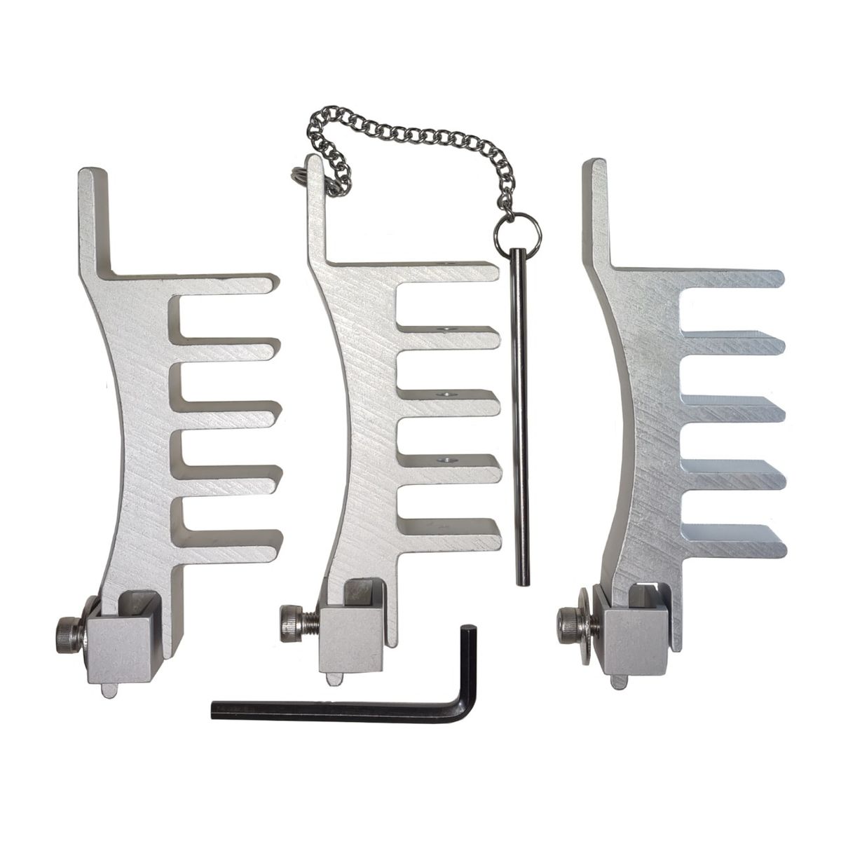 Ajusta Grill - Aluminum Brackets for adjusting the Kettle Braai Grid ...