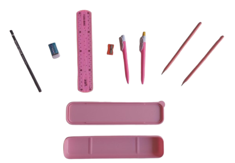 Excel Stationary - 8 piece Set-Pink | Shopcom