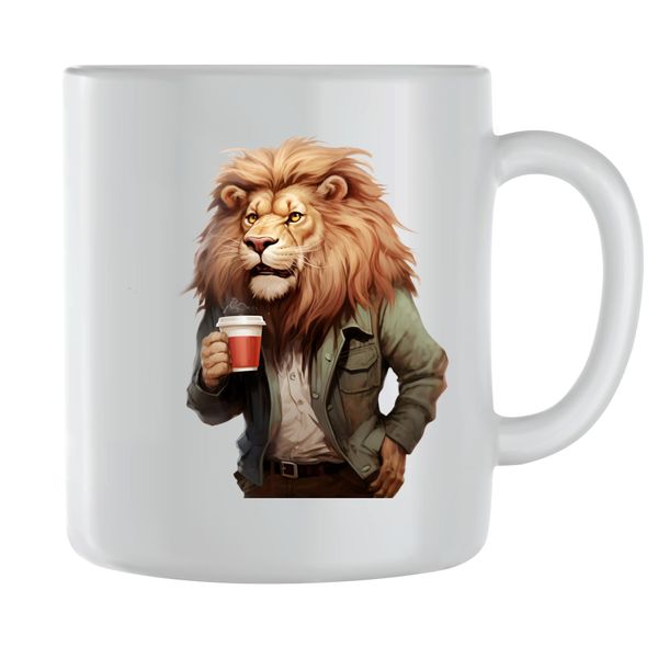 Coffee King Coffee Mugs for Men Women Trendy Animal Lovers Graphic Cup 197