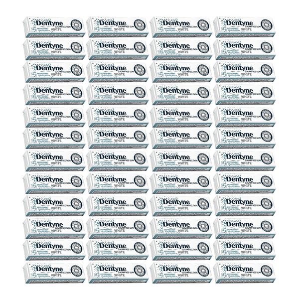 Dentyne Gum White SF Peppermint - 50 x 14g