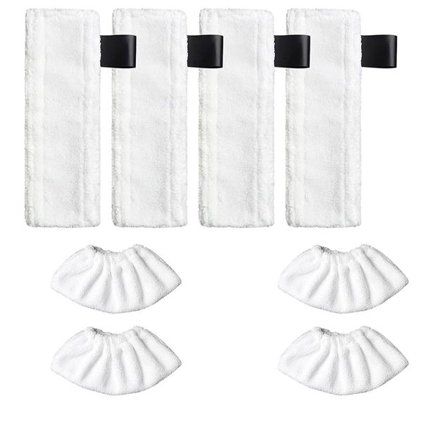 8-Pack Replacement Mop Cloths &amp; Pads for Karcher EasyFix Steam Cleaner SC2
