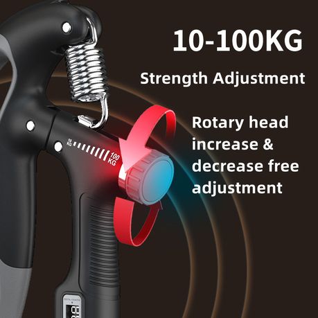 Adjustable R Shaped Hand Grip Equipment 10-100 Kg Strengthener