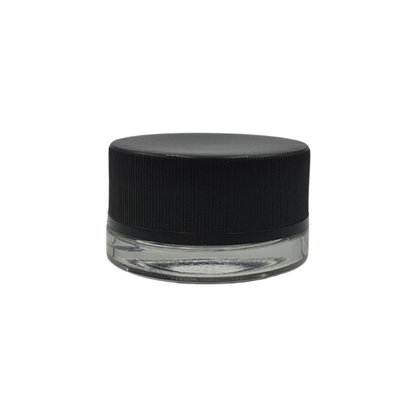 25 x Transparent Glass Jar – 5ml