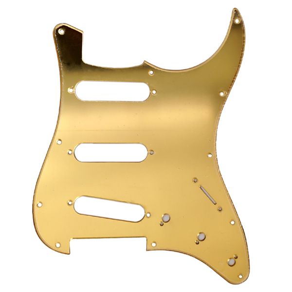 Mirror Guitar Pickguard 11 Holes St Sss Guitar Scratch Plate B