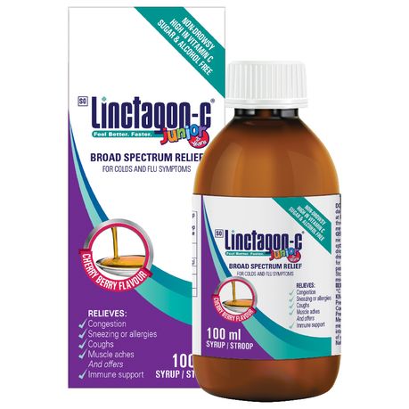 Linctagon C Junior Cold and Flu Syrup - 100ml Image