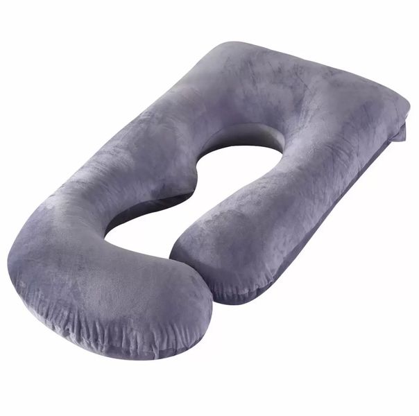 Pregnancy Pillows for Sleeping U-Shaped Full Body Pillow with Velvet Cover