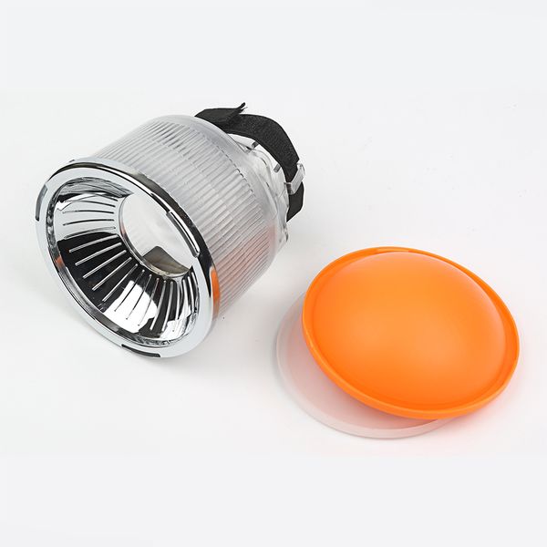Universal Flash Diffuser, Orange/Silver domes, Multi-Brand Compatible