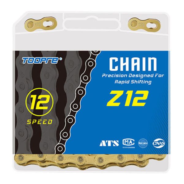 Toopre Premium 12 Speed Gold Bicycle Chain