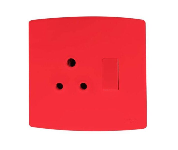 Trinity Single Dedicated Switched Socket Horizontal 4X2