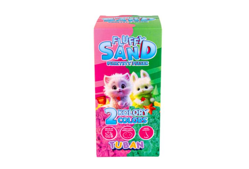 Tuban Set Fluffy Sand - Pink and Green 2 x 70G
