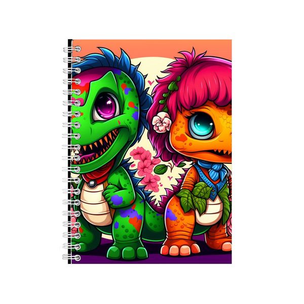 Boy And Girl Dinosaur Notebook Animal Gift Idea Notepad Pad 81