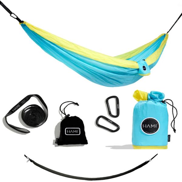HAMI Ocean Double Hammock + Cocoon Sleeve - 100% Recycled Materials
