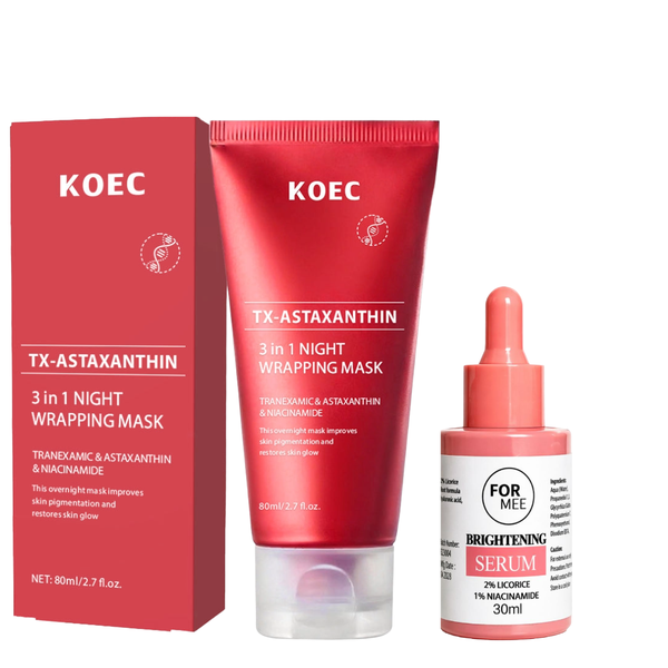 KOEC 3 in 1 Night Wrapping Mask &amp; FORMEE Brightening Serum