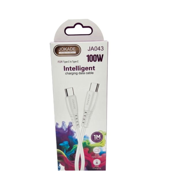 Jokade JA043 Type-C to Type-C 100W Intelligent Fast Charging Cable (1m)