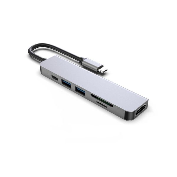 6-in-1 USB C Hub Multiport Adapter