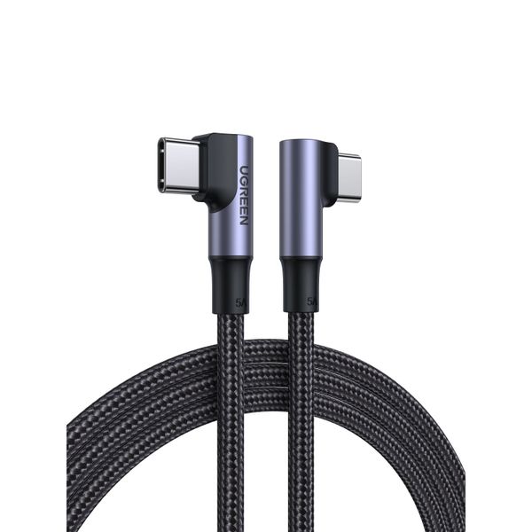 UGREEN Type-C to Type-C Right Angle Braided Cable
