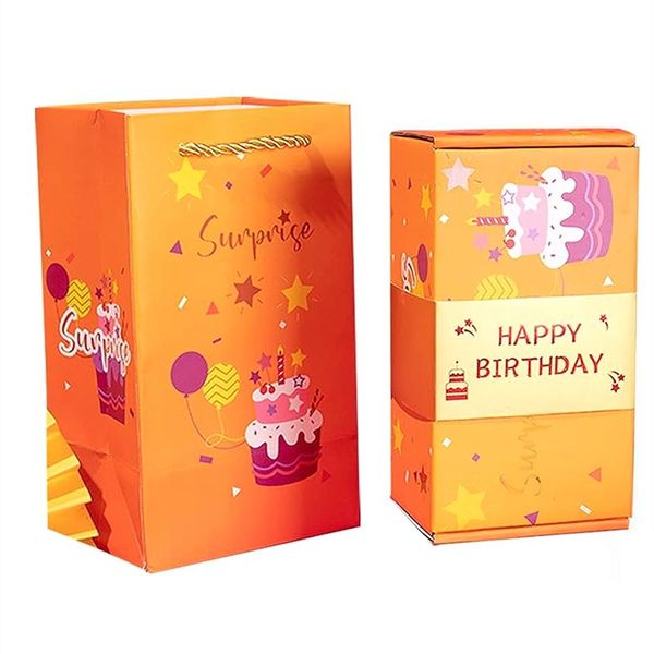 Exploding Gift Box Money Pop Up Surprise Birthday Prank Box A