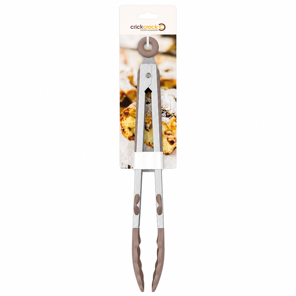 Premium Silicone Kitchen Tongs with Built-In Rest Mechanism