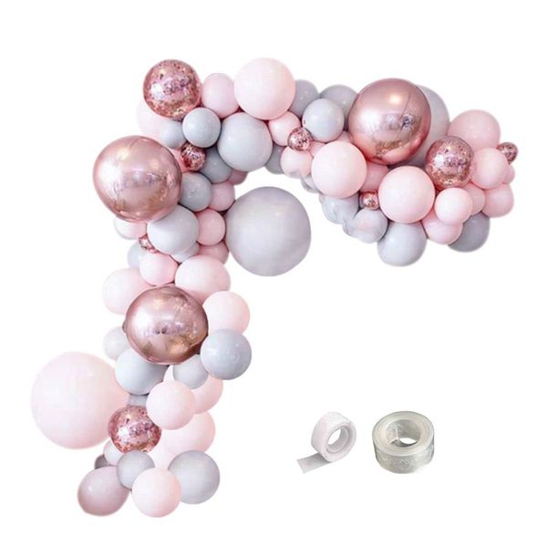 iKids Balloon Garland Arch Kit Macaron Pink