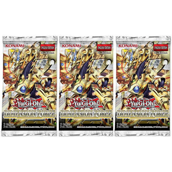 Yu-Gi-Oh Dimension Force Booster - 3 Pack Booster