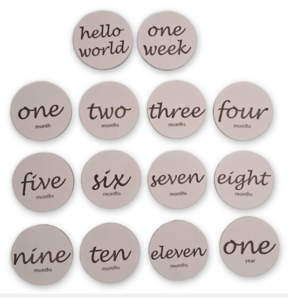 Baby Milestone Cards