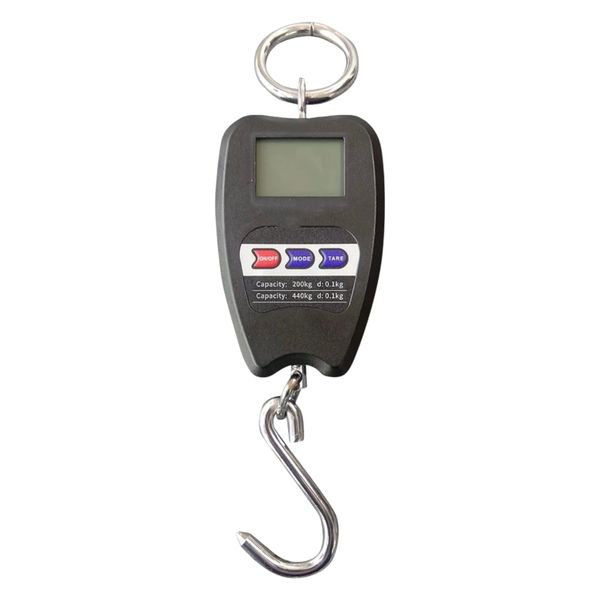 200kg Capacity Hanging Scale Alloy Mechanical Hanging Scales With 2 Hooks
