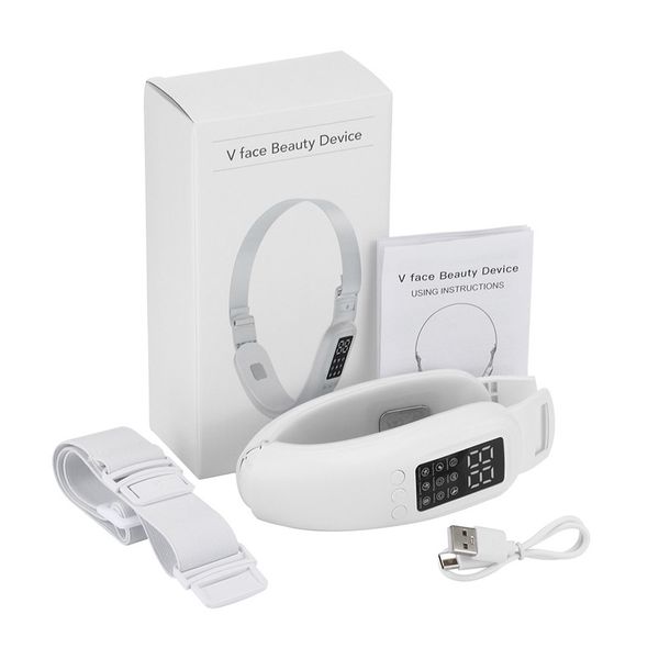 Intelligent V-Face Double Chin Sculpting Instrument, 8 Massage Modes.