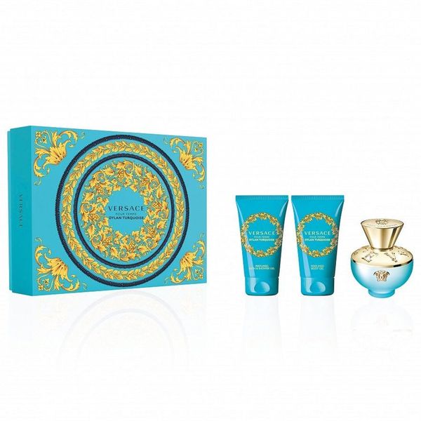Versace Ladies Dylan Turquoise 3 Piece Gift Set