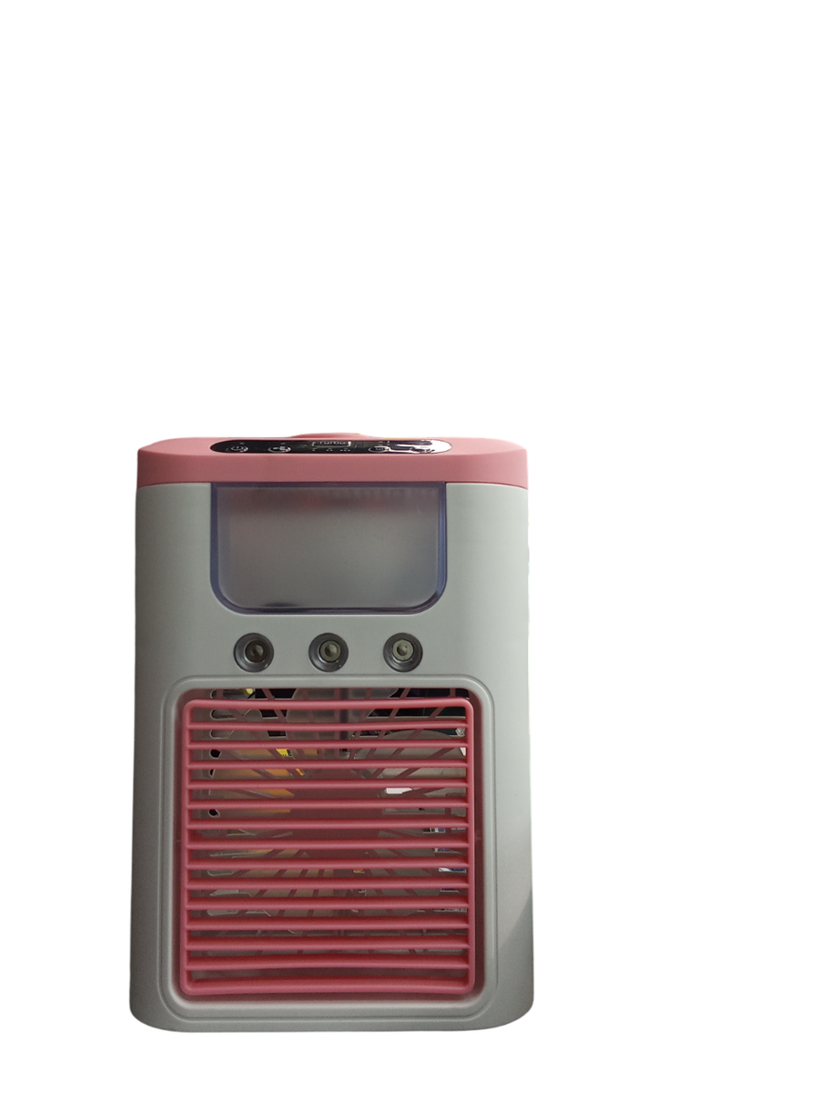 K918 Air Cooler Fan - 7.5W - White & Pink Color