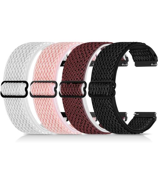 Elastic Nylon Bands Compatible with Garmin Vivoactive, Garmin Venu, Amazfit