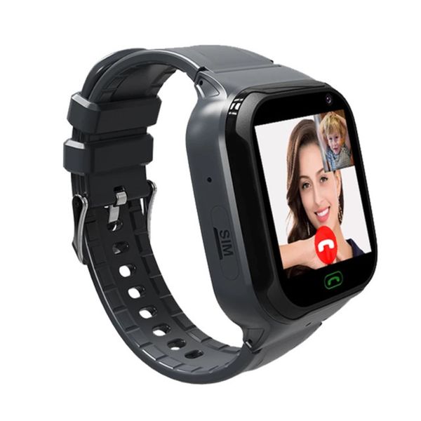 4G Video Game GPS Positioning Children's Phone Watch - Black