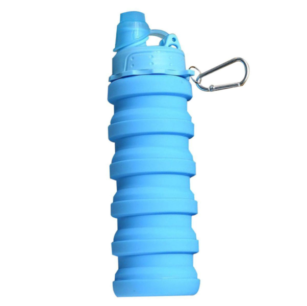 Portable Silicone Collapsible Stylish Water Bottle - 500ml