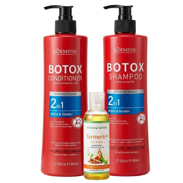 Botox Shampoo, Conditioner And Runako Sanaa Oil