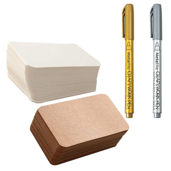Craft DIY Party Supplies Table Decor Number Card With Pens Set of 202 Pieces