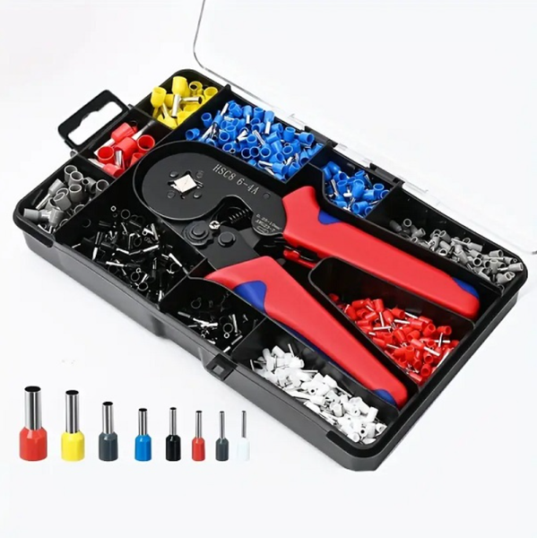 HSC8 6-4A-1200 Self-Adjusting Wire Stripper &amp; Ferrule Crimping Tool