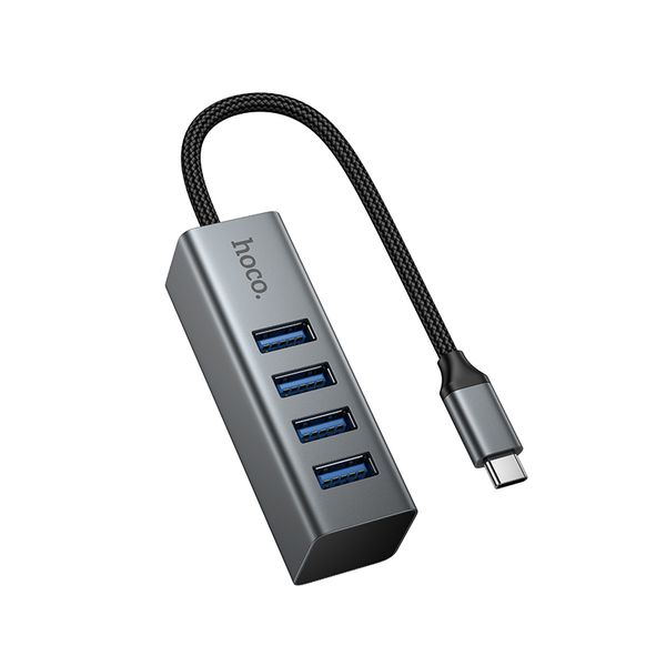 HOCO 4-in-1 types c to USB-A Hub USB 3.0 High Speed Adapter HB1C