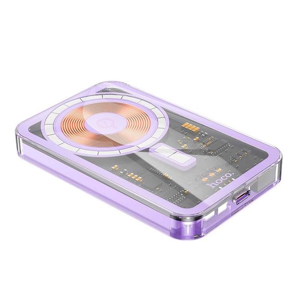 5000MAH Transparent &amp; Magnetic Wireless Charging Power Bank