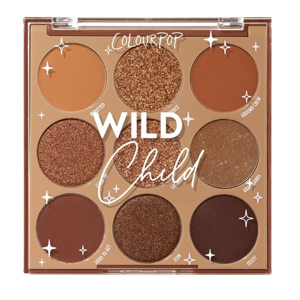 Colourpop Wild Child Chocolate Eyeshadow Palette