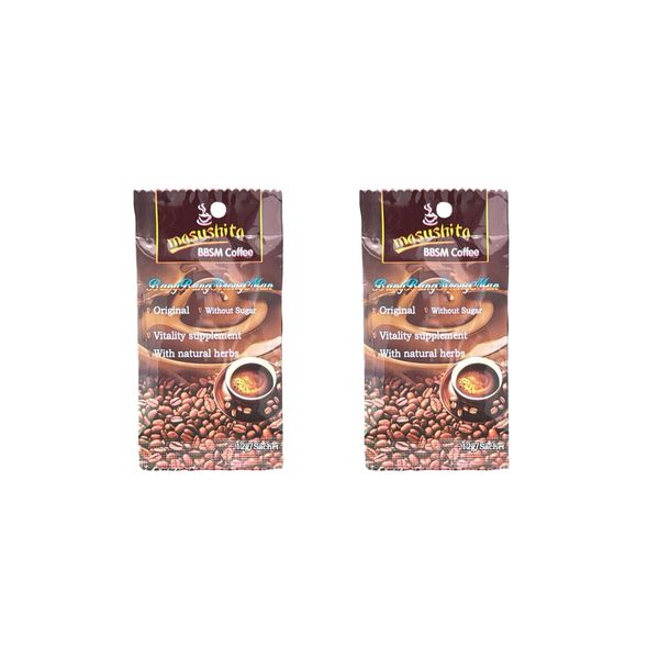 2 Pack Masushita BBSM Coffee - Herbal Energy &amp; Vitality Coffee Blend