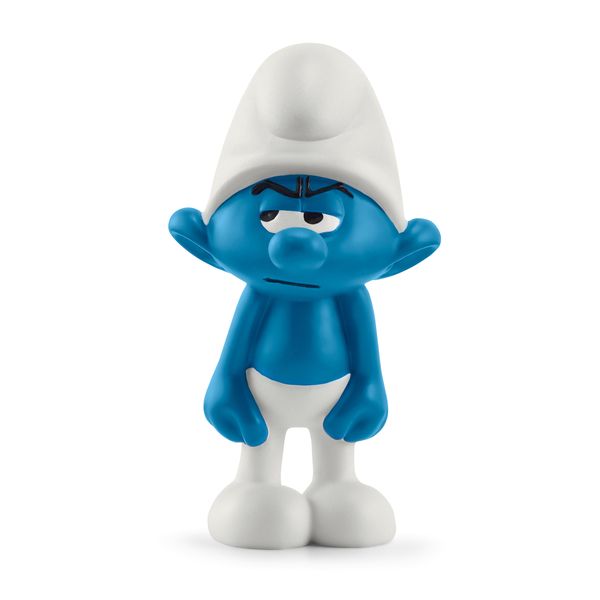 Schleich The Smurfs - Grouchy Smurf - 5cm Tall