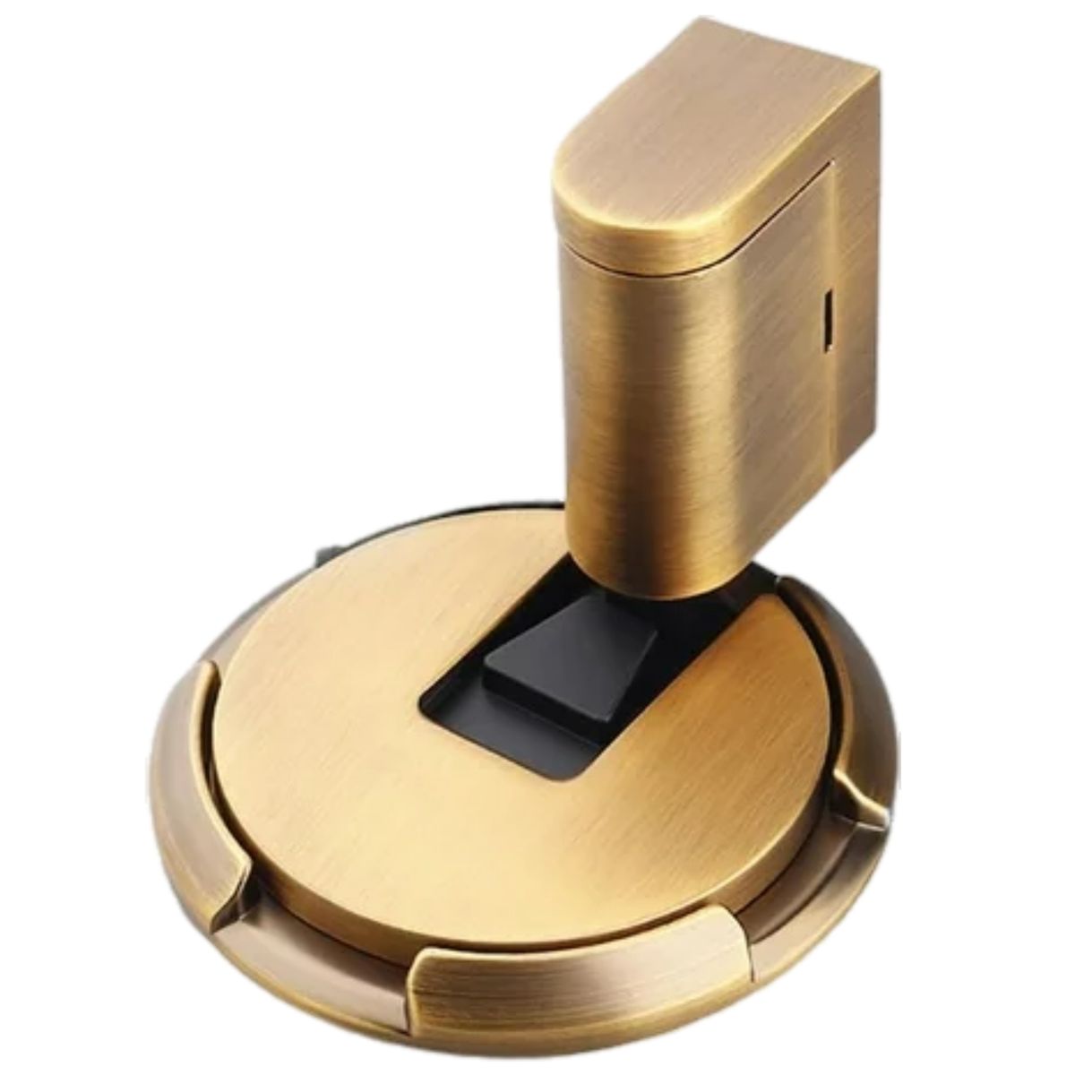 DoorLatch Silent Magnetic Floor Metal Door Holder Mechanical Door Stopper